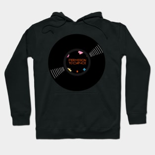 Vinyl Record - Permission to dance Hoodie